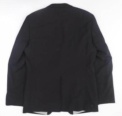 Montego Men's Black Regular Fit Blazer Jacket 42