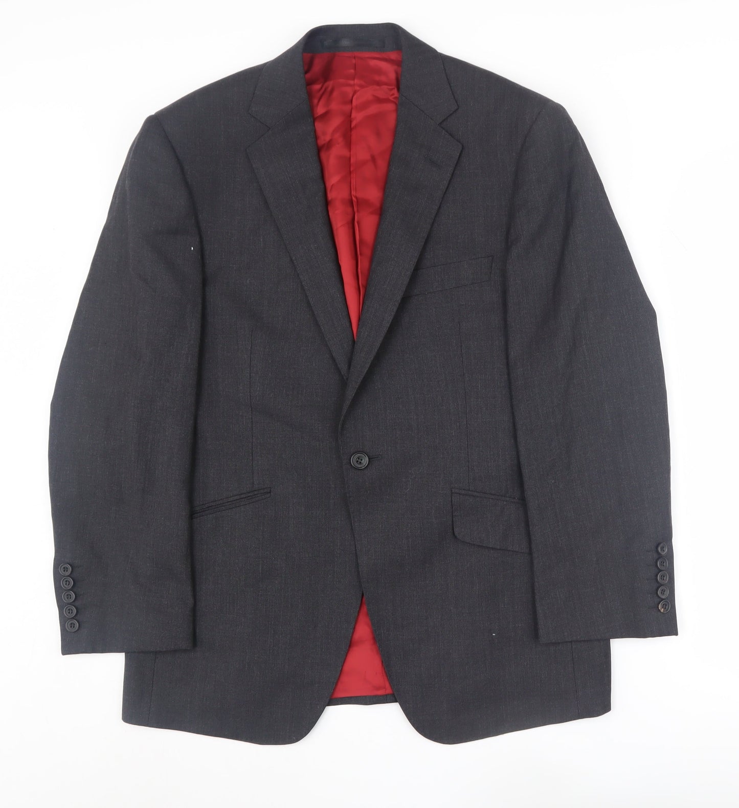 Mens UK Size 38 Marks and Spencer Regular Black Suit Jacket