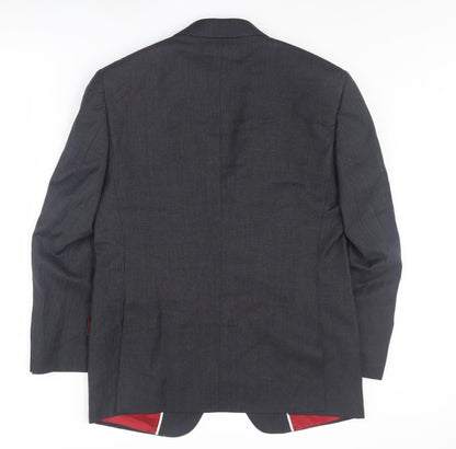 Mens UK Size 38 Marks and Spencer Regular Black Suit Jacket