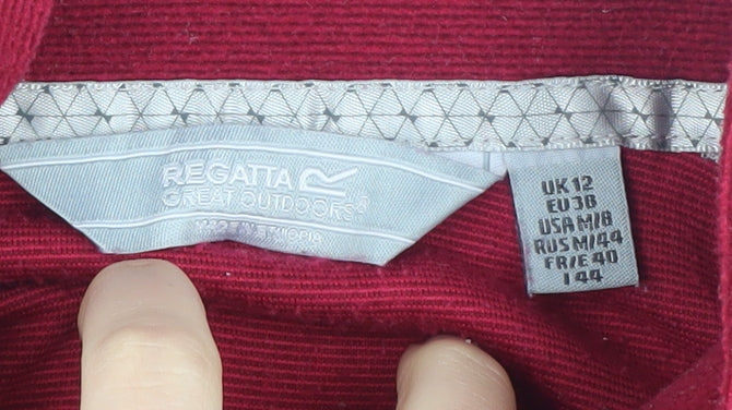 Regatta Women's Red Pullover Sweatshirt, Size 12