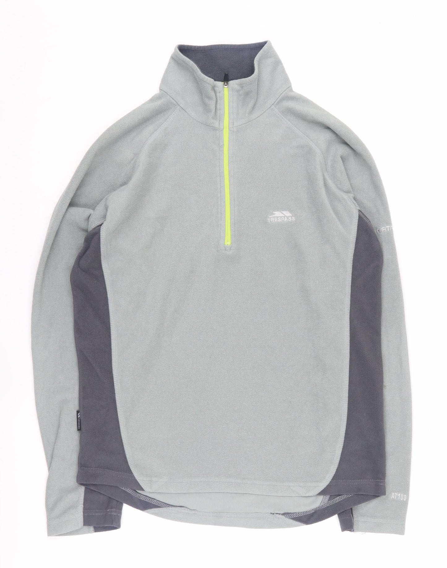 Mens UK Size S Trespass Grey 1/2 Zip Sweatshirt