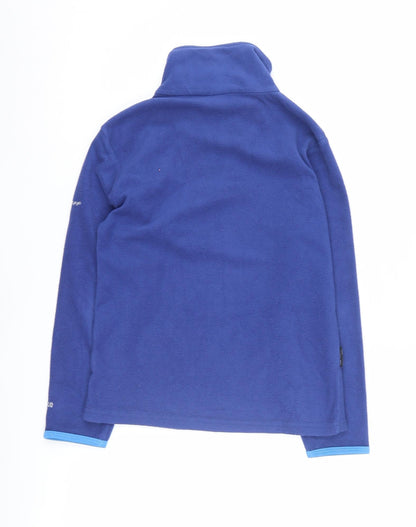 Trespass Boys Blue Fleece 1/4 Zip Sweatshirt, 9-10 Years