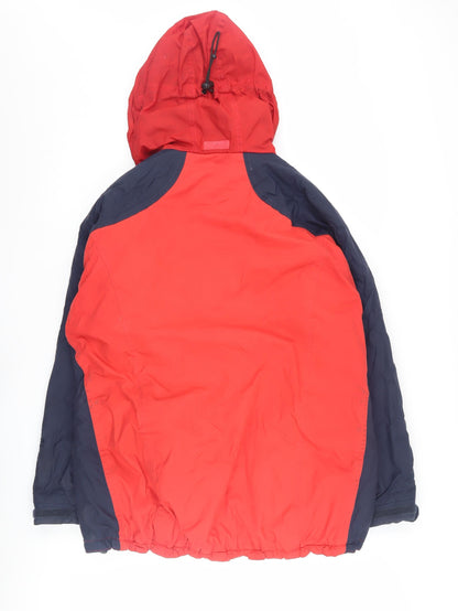 Scanda Red Women's Ski Jacket Size 14 - Hooded, Insulated