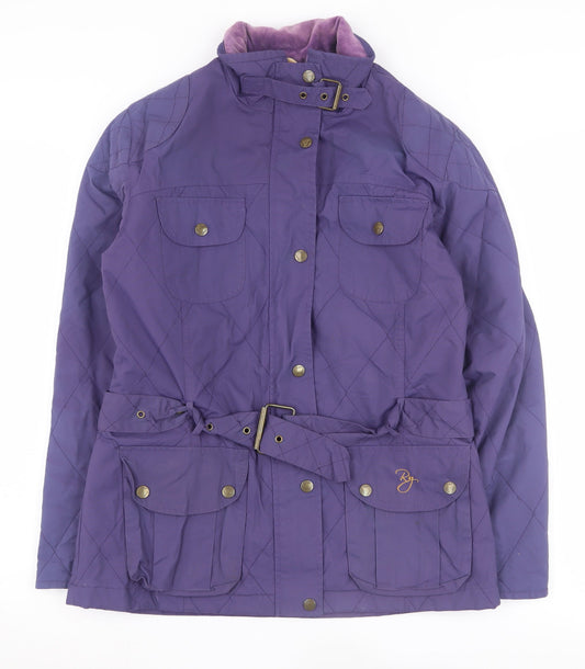 Rydale Women's Purple Quilted Biker Jacket S