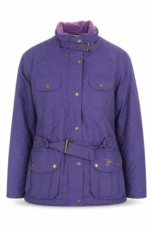 Rydale Women's Purple Quilted Biker Jacket S