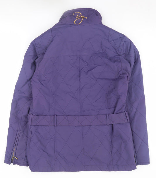 Rydale Women's Purple Quilted Biker Jacket S