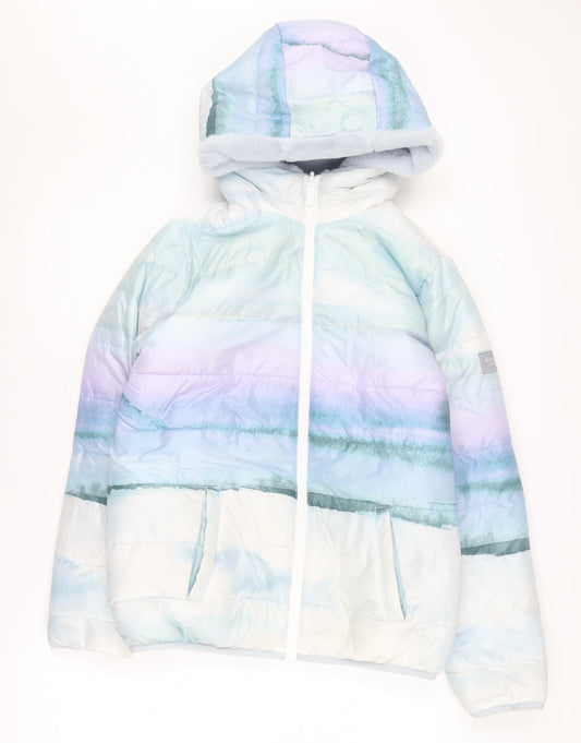 Additional front view of Abercrombie & Fitch Kids Multicoloured Puffer Jacket 15-16 Years