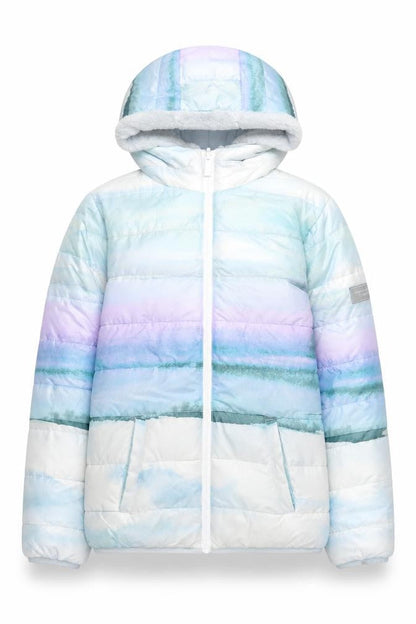 Front view of Abercrombie & Fitch Kids Multicoloured Puffer Jacket 15-16 Years