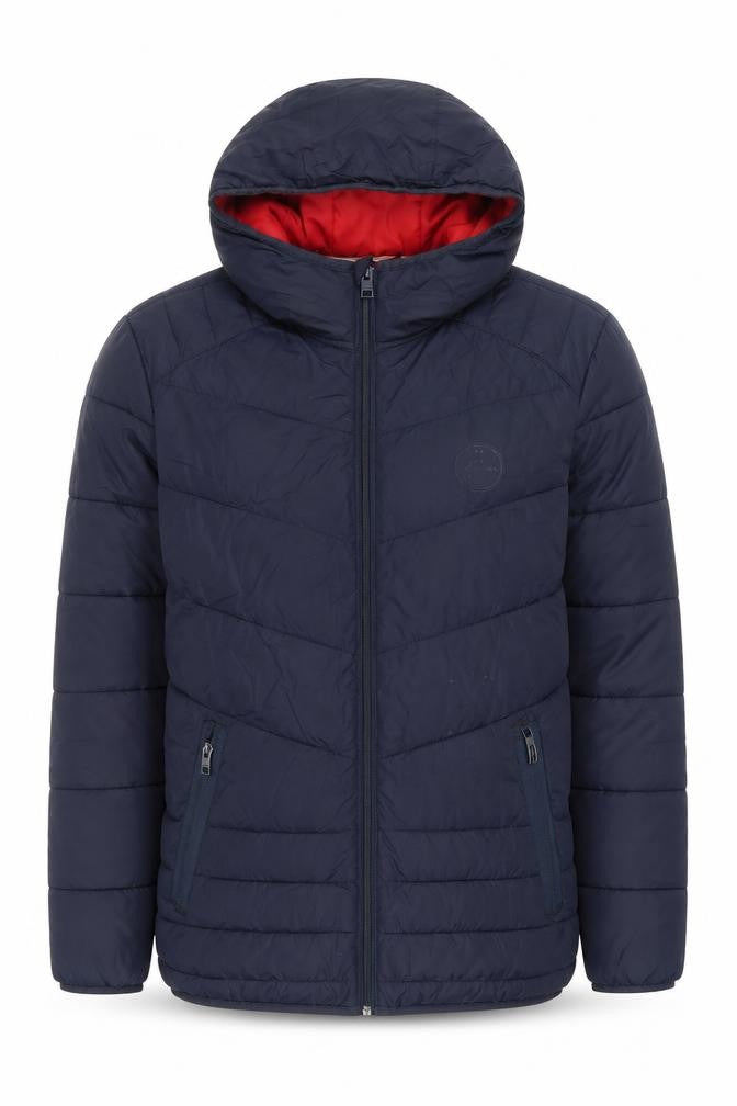 Mens UK Size S JACK & JONES Blue Puffer Jacket