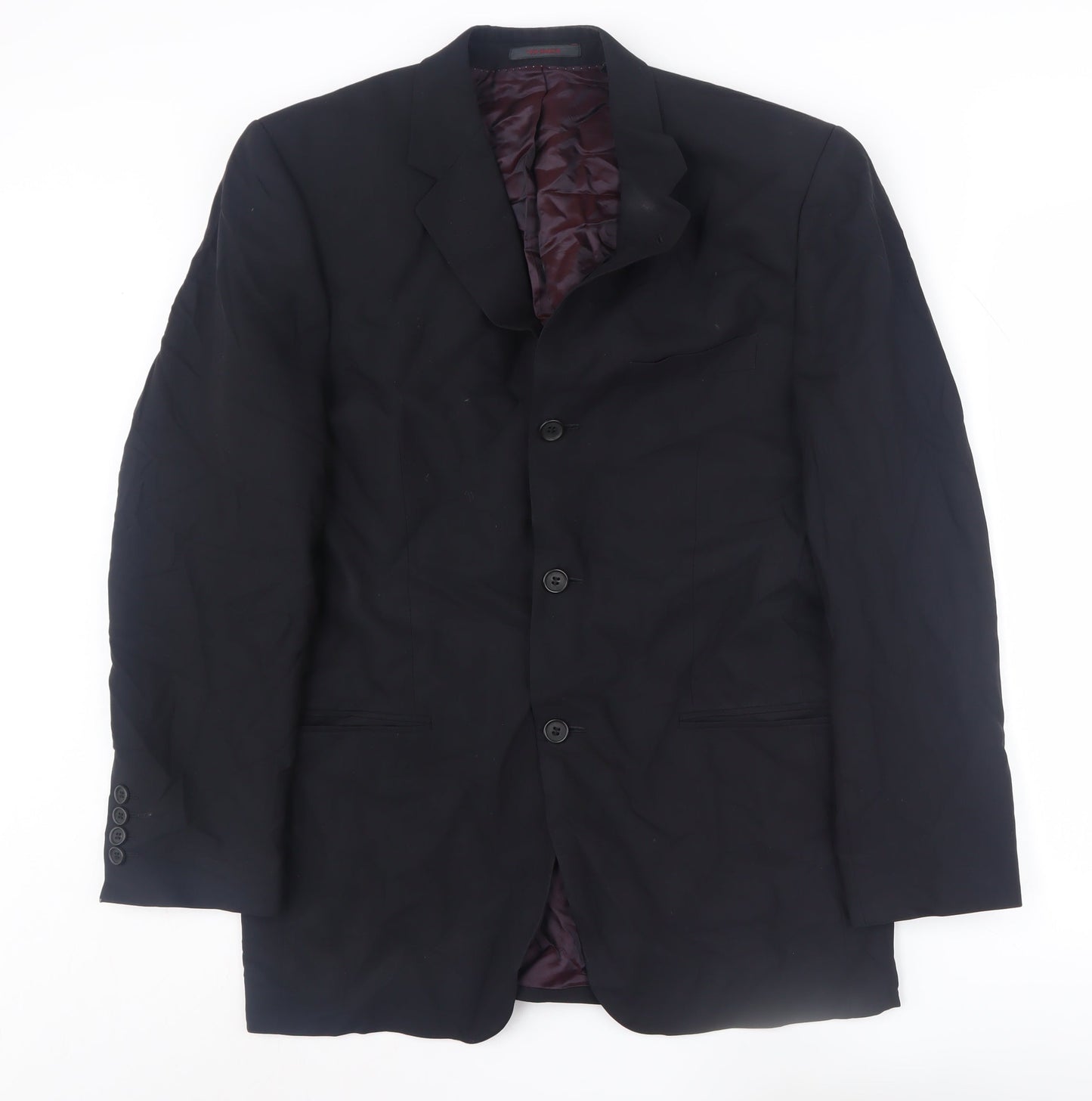 Mens UK Size 38 Ted Baker Regular Black Suit Jacket