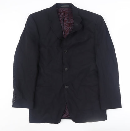 Mens UK Size 38 Ted Baker Regular Black Suit Jacket