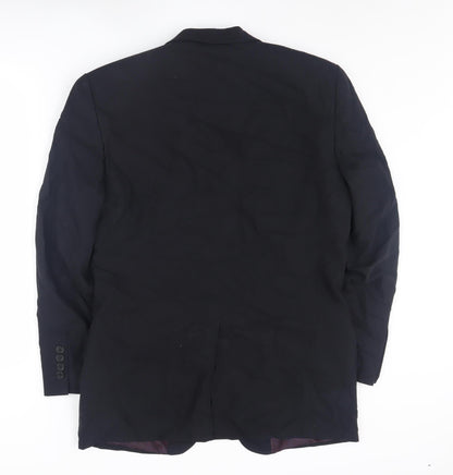 Mens UK Size 38 Ted Baker Regular Black Suit Jacket