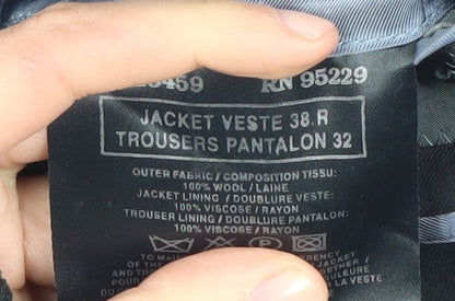 Mens UK Size 38 Ted Baker Regular Black Suit Jacket
