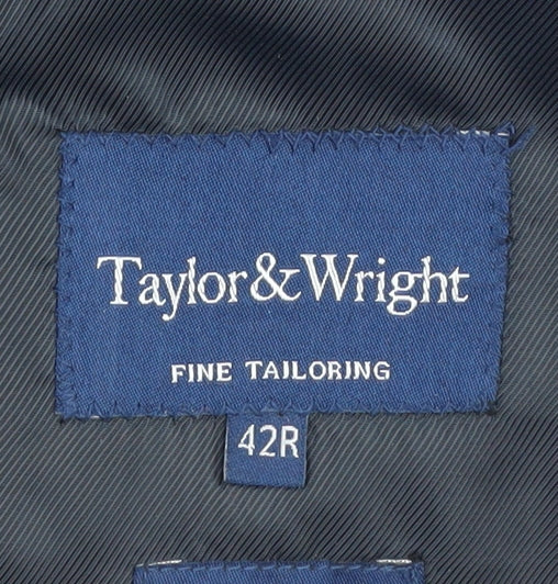 Mens UK Size 42 Taylor & Wright Regular Grey Suit Jacket