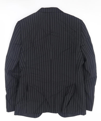 Mens UK Size 36 Ventuno 21 Regular Black Suit Jacket