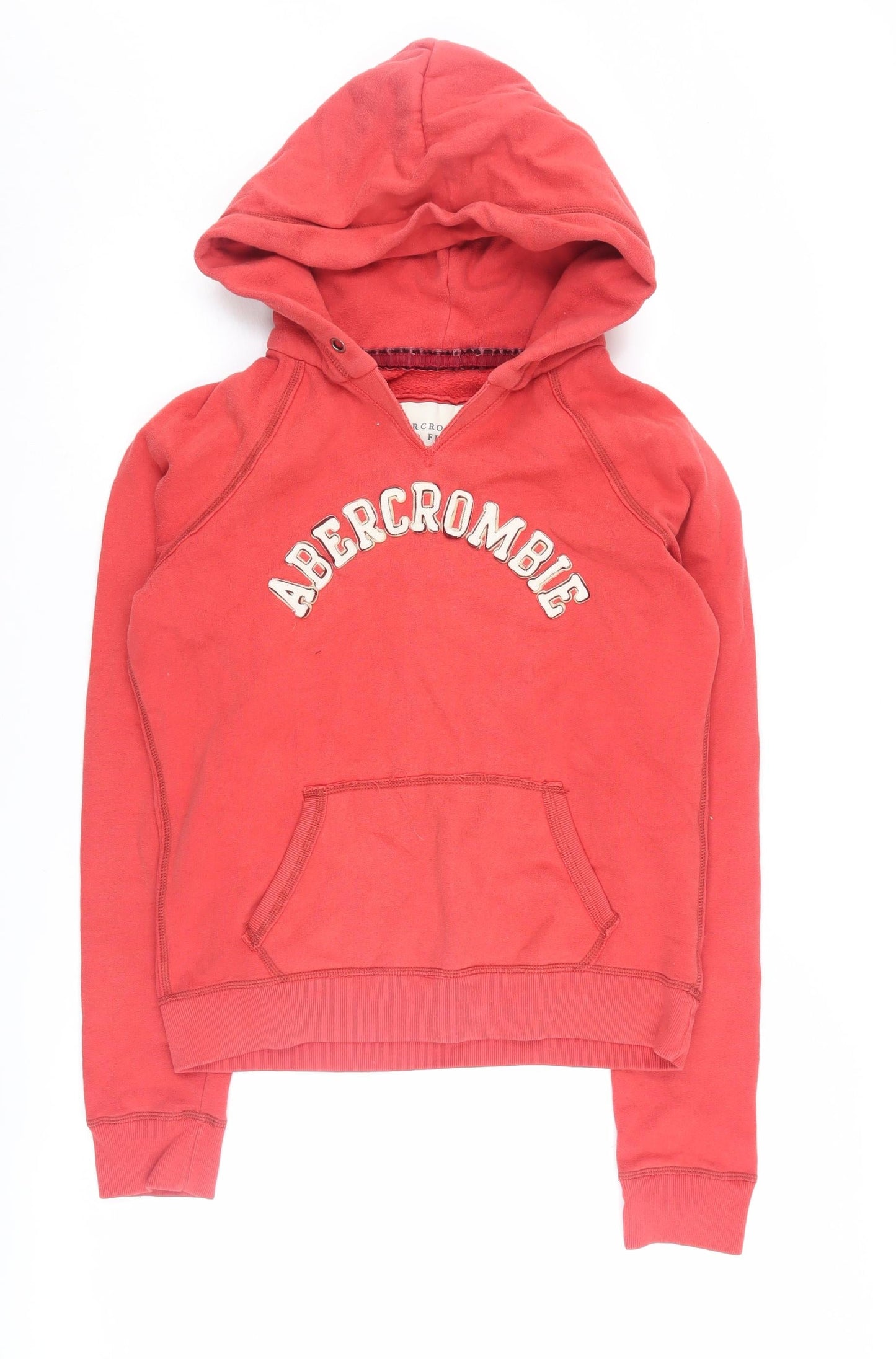 Abercrombie & Fitch Unisex Red XL Pullover Hoodie