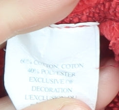 Abercrombie & Fitch Unisex Red XL Pullover Hoodie