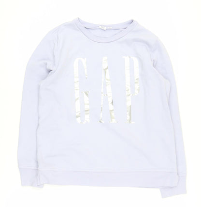 GAP Blue Women’s Small Crew Neck Logo Sweatshirt