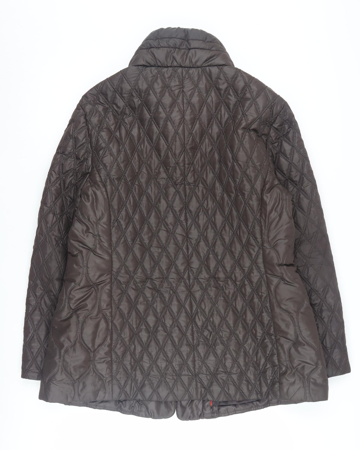 Concept K Berlin Women's Brown Quilted Coat Size 16