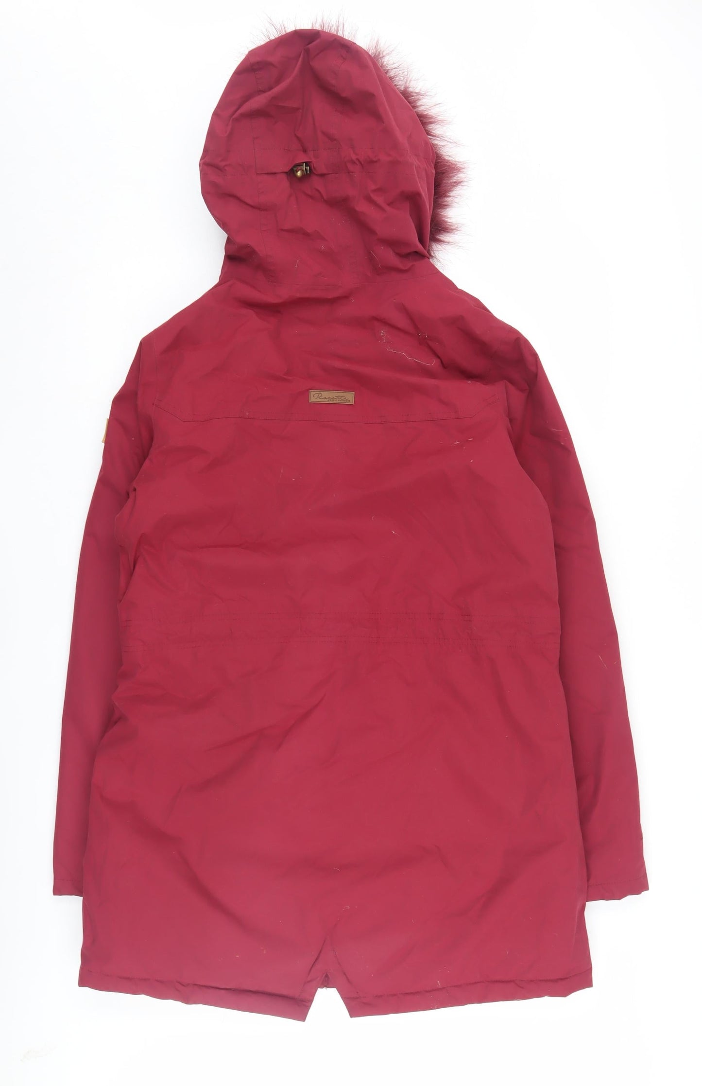 Womens UK Size 12 Regatta Red Parka Coat