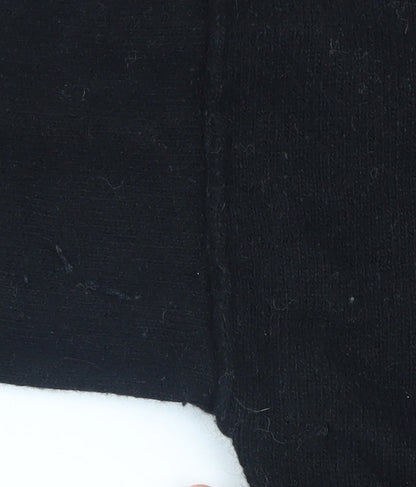 Faber Woman Black Pullover Jumper, Size 14, Classic Style