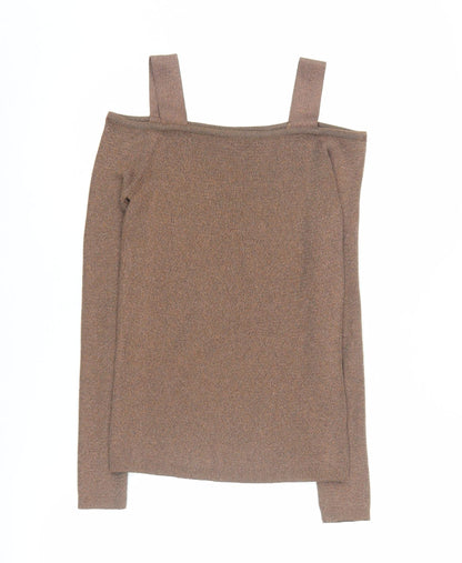 Womens UK Size 10 Marks and Spencer Brown  Jumper