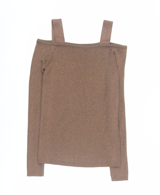 Womens UK Size 10 Marks and Spencer Brown  Jumper