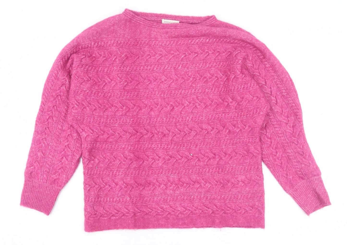 Womens UK Size M Monsoon Pink Pullover Jumper