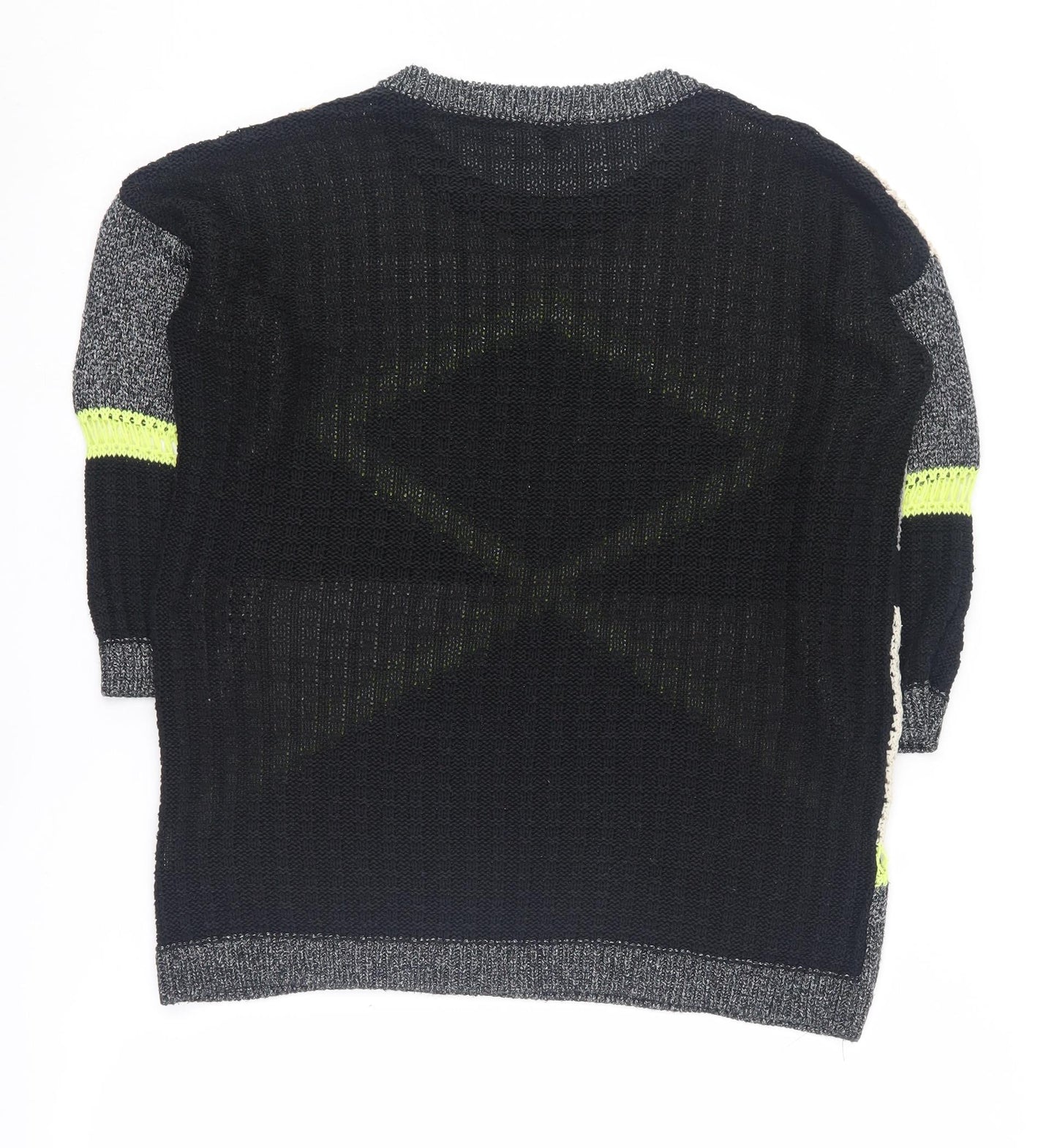 Womens UK Size 10 River Island Multicoloured Pullover Jumper