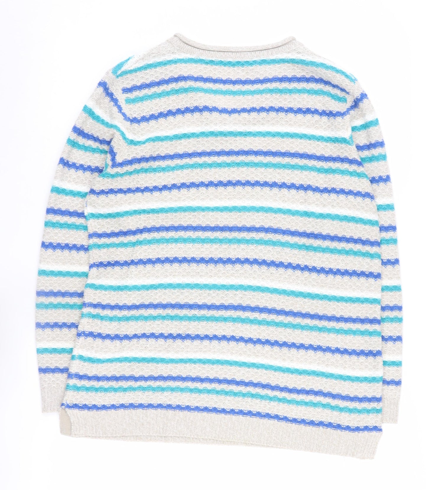 Womens UK Size M Isle Essentials Multicoloured Pullover Jumper