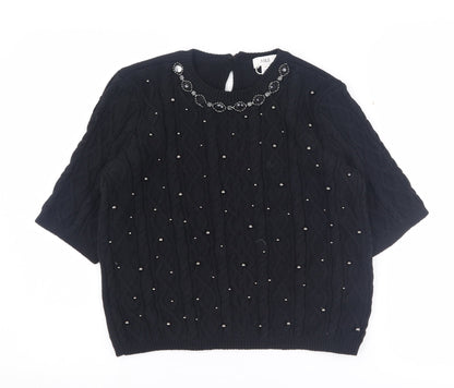 Womens UK Size M Marks and Spencer Black  Jumper