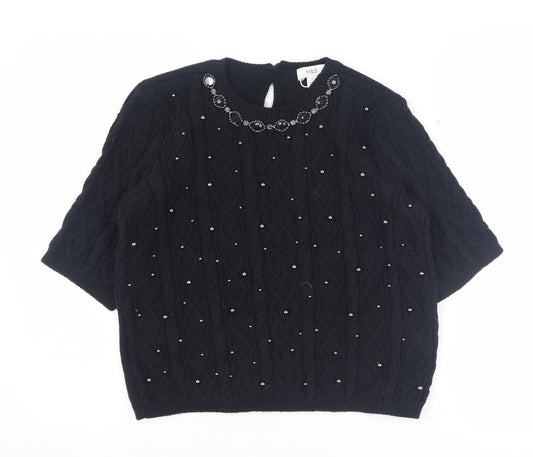 Womens UK Size M Marks and Spencer Black  Jumper
