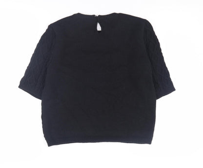 Womens UK Size M Marks and Spencer Black  Jumper
