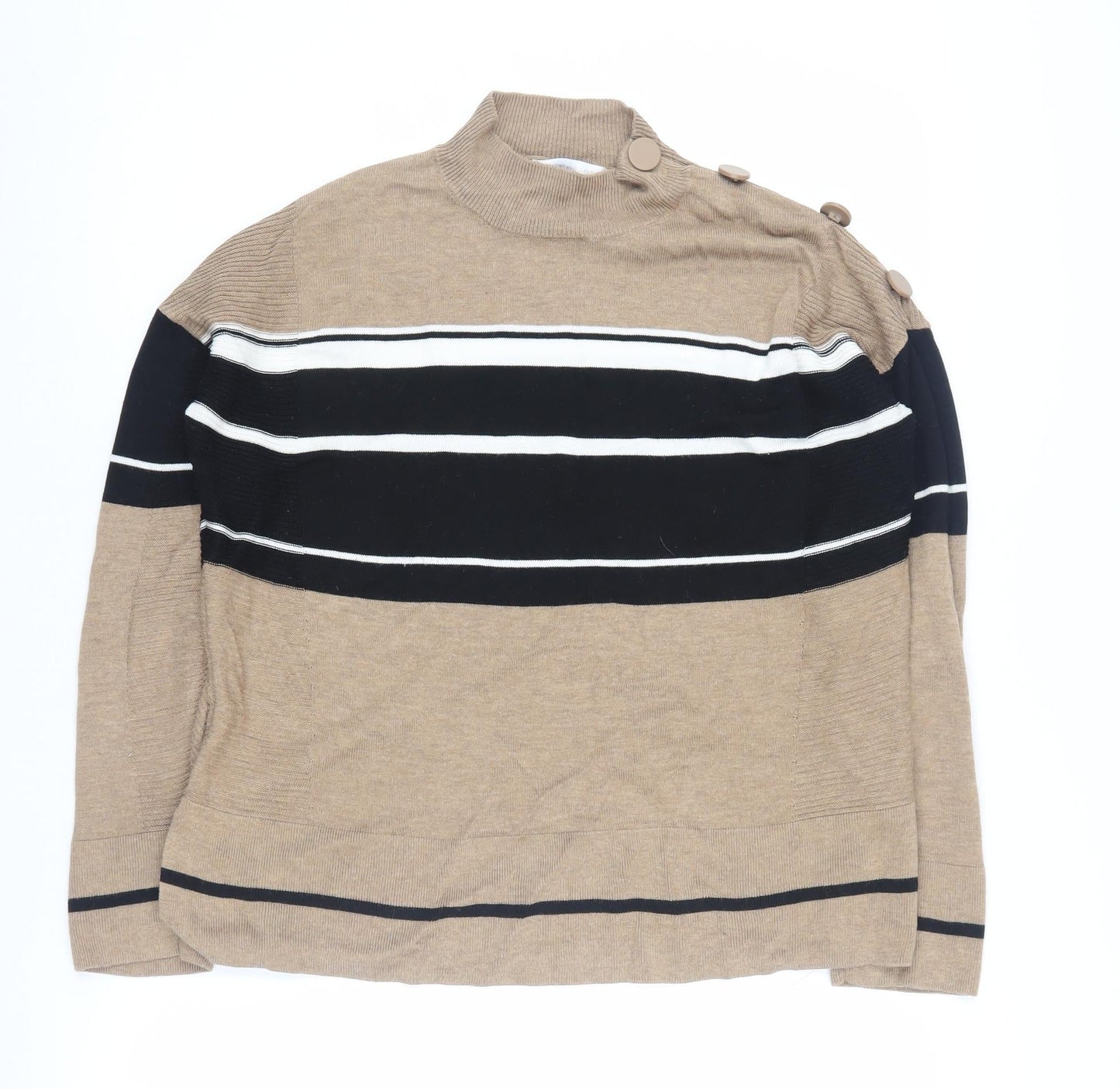 Womens UK Size 14 NEXT Beige Pullover Jumper