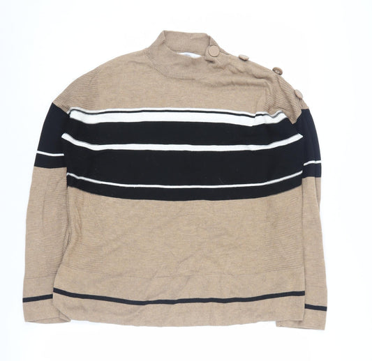 Womens UK Size 14 NEXT Beige Pullover Jumper
