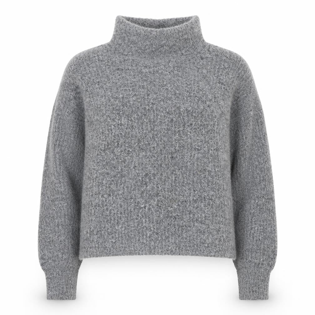 Womens UK Size M Warehouse Grey Pullover Jumper