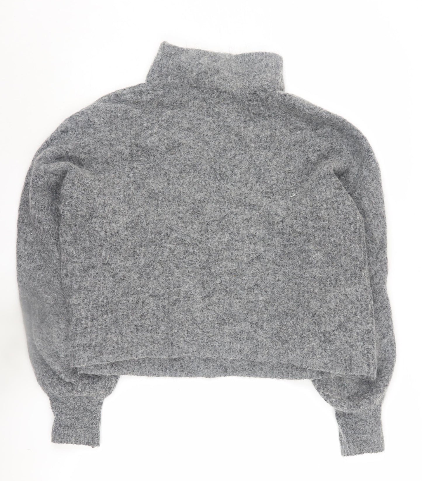 Womens UK Size M Warehouse Grey Pullover Jumper