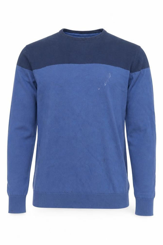 Mens UK Size M Angelo Litrico Blue Pullover Jumper