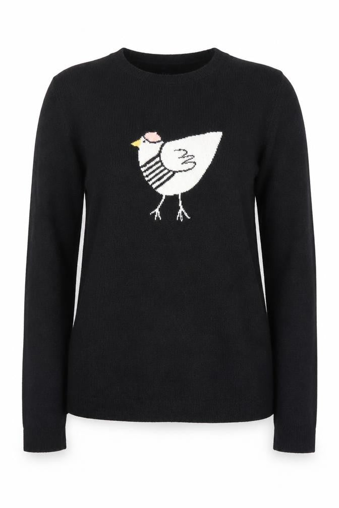 Womens UK Size XS J.CREW Black Pullover Jumper