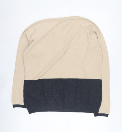 Eugen Klein Women's Beige Pullover Jumper Size 18
