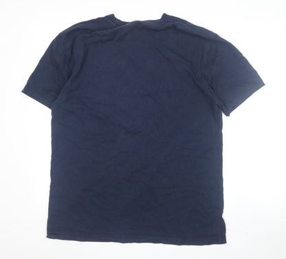 Mens UK Size L Hard Rock Cafe Blue  T-Shirt