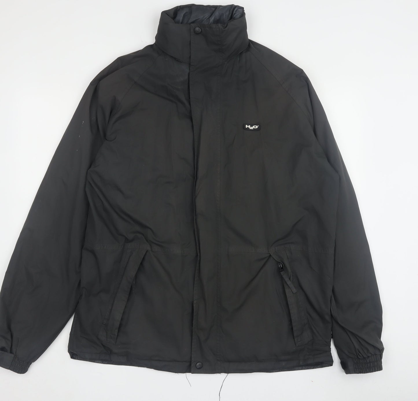 H2O Men's Black S Basic Jacket with Zipped Pockets
