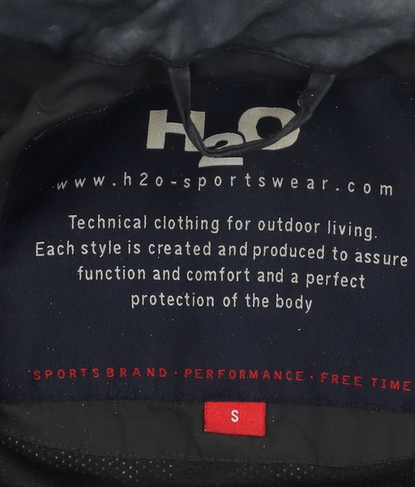 H2O Men's Black S Basic Jacket with Zipped Pockets