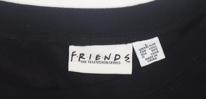 Friends Black Women's Crew Neck Sweatshirt L