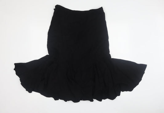 Principles Black Women's Skirt, Size 12, Viscose, Lined