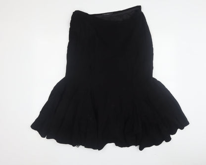 Principles Black Women's Skirt, Size 12, Viscose, Lined