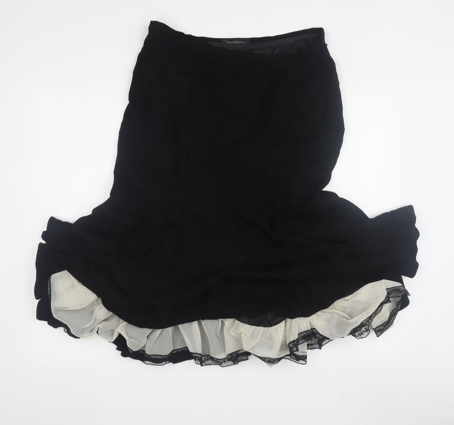 Principles Black Women's Skirt, Size 12, Viscose, Lined