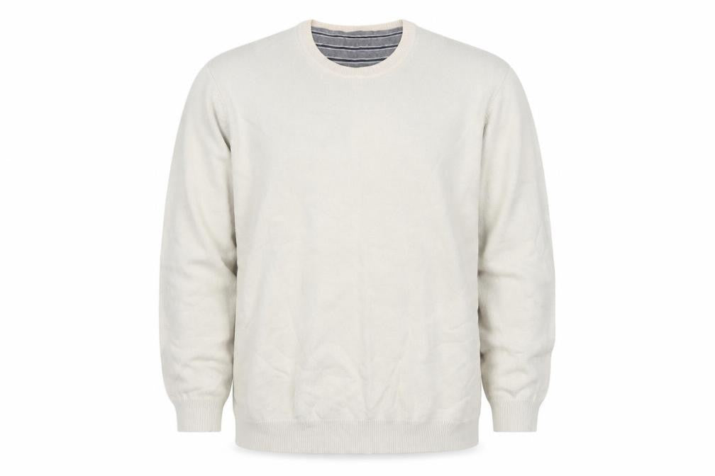 Mens UK Size XL Marks and Spencer Beige Pullover Jumper