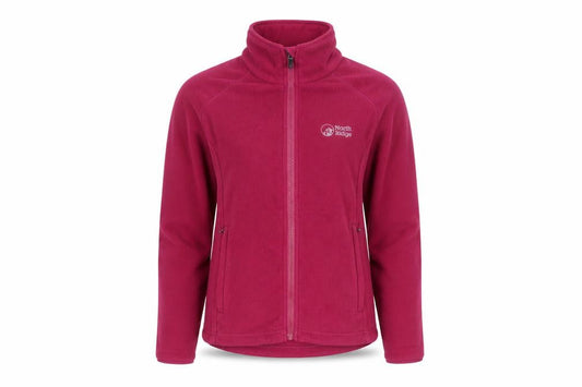 Womens UK Size 8 North Ridge Pink Fleece