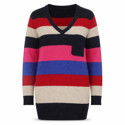 Womens UK Size 10 NEXT Multicoloured Pullover Jumper